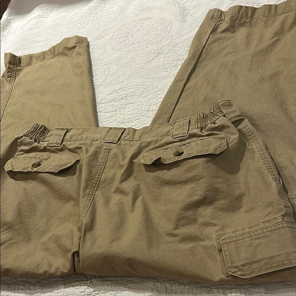 Men's Tan Cargo Pants - Picture 6 of 7